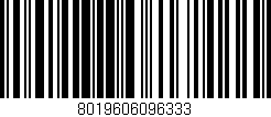 Código de barras (EAN, GTIN, SKU, ISBN): '8019606096333'