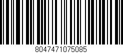 Código de barras (EAN, GTIN, SKU, ISBN): '8047471075085'