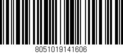 Código de barras (EAN, GTIN, SKU, ISBN): '8051019141606'