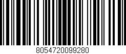 Código de barras (EAN, GTIN, SKU, ISBN): '8054720099280'