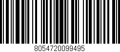 Código de barras (EAN, GTIN, SKU, ISBN): '8054720099495'