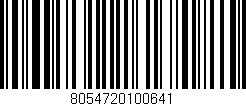 Código de barras (EAN, GTIN, SKU, ISBN): '8054720100641'