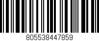 Código de barras (EAN, GTIN, SKU, ISBN): '805538447859'