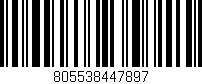 Código de barras (EAN, GTIN, SKU, ISBN): '805538447897'