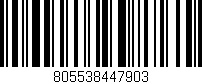 Código de barras (EAN, GTIN, SKU, ISBN): '805538447903'