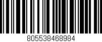 Código de barras (EAN, GTIN, SKU, ISBN): '805538468984'
