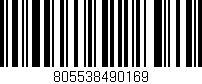Código de barras (EAN, GTIN, SKU, ISBN): '805538490169'