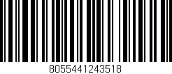 Código de barras (EAN, GTIN, SKU, ISBN): '8055441243518'