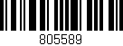 Código de barras (EAN, GTIN, SKU, ISBN): '805589'