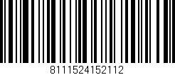 Código de barras (EAN, GTIN, SKU, ISBN): '8111524152112'