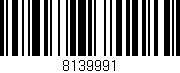 Código de barras (EAN, GTIN, SKU, ISBN): '8139991'