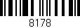 Código de barras (EAN, GTIN, SKU, ISBN): '8178'