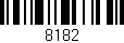 Código de barras (EAN, GTIN, SKU, ISBN): '8182'