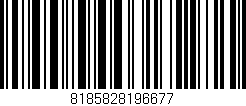 Código de barras (EAN, GTIN, SKU, ISBN): '8185828196677'