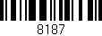 Código de barras (EAN, GTIN, SKU, ISBN): '8187'