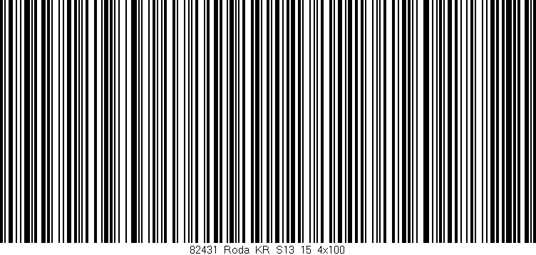 Código de barras (EAN, GTIN, SKU, ISBN): '82431_Roda_KR_S13_15_4x100'