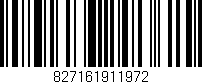 Código de barras (EAN, GTIN, SKU, ISBN): '827161911972'