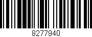 Código de barras (EAN, GTIN, SKU, ISBN): '8277940'