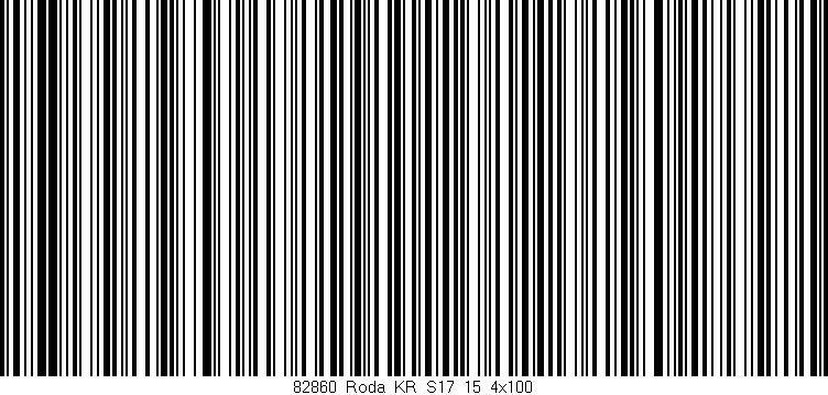 Código de barras (EAN, GTIN, SKU, ISBN): '82860_Roda_KR_S17_15_4x100'