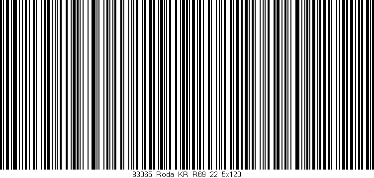 Código de barras (EAN, GTIN, SKU, ISBN): '83065_Roda_KR_R69_22_5x120'