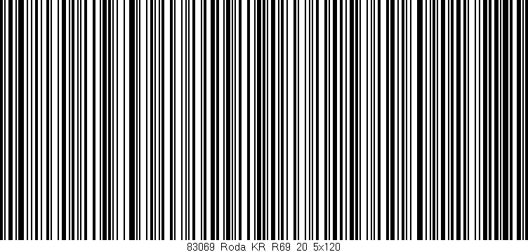 Código de barras (EAN, GTIN, SKU, ISBN): '83069_Roda_KR_R69_20_5x120'