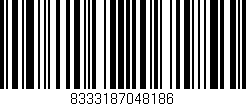 Código de barras (EAN, GTIN, SKU, ISBN): '8333187048186'