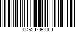 Código de barras (EAN, GTIN, SKU, ISBN): '8345397853009'
