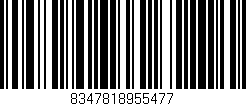 Código de barras (EAN, GTIN, SKU, ISBN): '8347818955477'