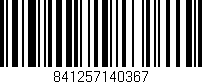 Código de barras (EAN, GTIN, SKU, ISBN): '841257140367'