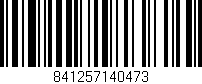 Código de barras (EAN, GTIN, SKU, ISBN): '841257140473'