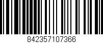 Código de barras (EAN, GTIN, SKU, ISBN): '842357107366'