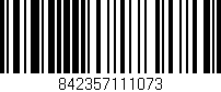 Código de barras (EAN, GTIN, SKU, ISBN): '842357111073'