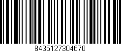Código de barras (EAN, GTIN, SKU, ISBN): '8435127304670'