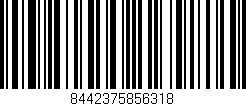 Código de barras (EAN, GTIN, SKU, ISBN): '8442375856318'
