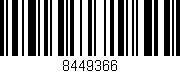 Código de barras (EAN, GTIN, SKU, ISBN): '8449366'