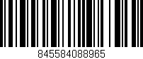 Código de barras (EAN, GTIN, SKU, ISBN): '845584088965'