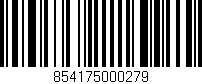 Código de barras (EAN, GTIN, SKU, ISBN): '854175000279'