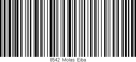 Código de barras (EAN, GTIN, SKU, ISBN): '8542_Molas_Eiba'