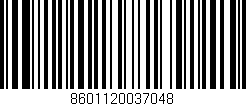 Código de barras (EAN, GTIN, SKU, ISBN): '8601120037048'