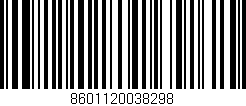Código de barras (EAN, GTIN, SKU, ISBN): '8601120038298'