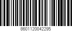 Código de barras (EAN, GTIN, SKU, ISBN): '8601120042295'