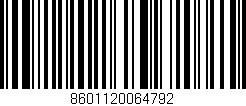 Código de barras (EAN, GTIN, SKU, ISBN): '8601120064792'