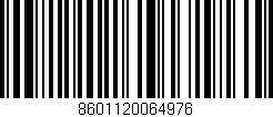 Código de barras (EAN, GTIN, SKU, ISBN): '8601120064976'