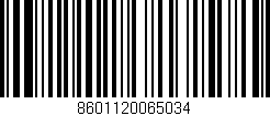 Código de barras (EAN, GTIN, SKU, ISBN): '8601120065034'