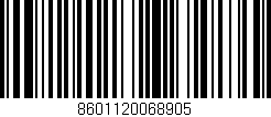 Código de barras (EAN, GTIN, SKU, ISBN): '8601120068905'