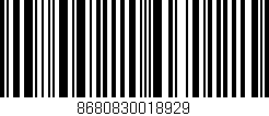 Código de barras (EAN, GTIN, SKU, ISBN): '8680830018929'