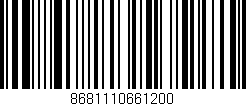 Código de barras (EAN, GTIN, SKU, ISBN): '8681110661200'