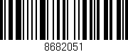 Código de barras (EAN, GTIN, SKU, ISBN): '8682051'