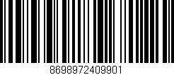 Código de barras (EAN, GTIN, SKU, ISBN): '8698972409901'