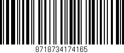 Código de barras (EAN, GTIN, SKU, ISBN): '8718734174165'